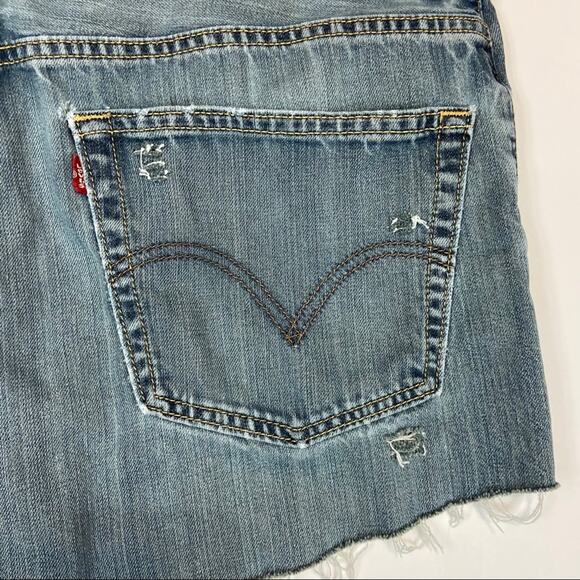 Levi’s 559 Custom Distressed Cut Off Shorts Sz XL - Picture 4 of 10